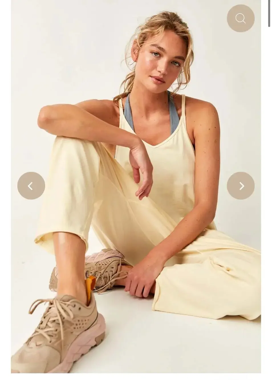 Free People Movement Hot Shot Onesie - Banana